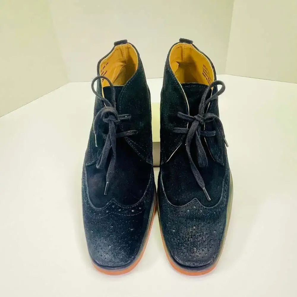 Stacy Adams Taliesin Men's Black Suede Chukka Boots Size 8‎